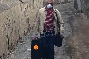 Yedra por el camino de El Cubillo camino de su casa (Foto TA)